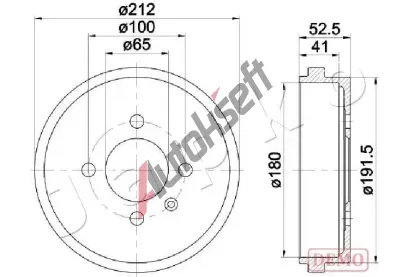JAPKO Brzdov� buben JPK 560912C, 560912C