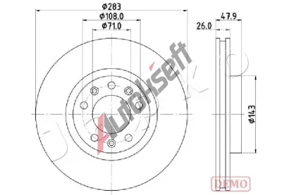 JAPKO Brzdový kotouč JPK 600637C, 600637C JAPKO Brzdový kotouč JPK 600637C, 600637C