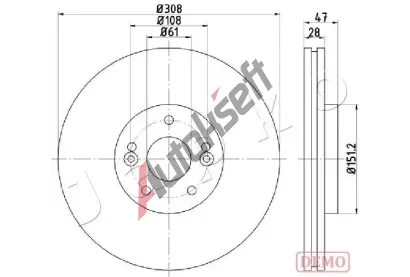 JAPKO Brzdový kotouč JPK 600713C, 600713C JAPKO Brzdový kotouč JPK 600713C, 600713C