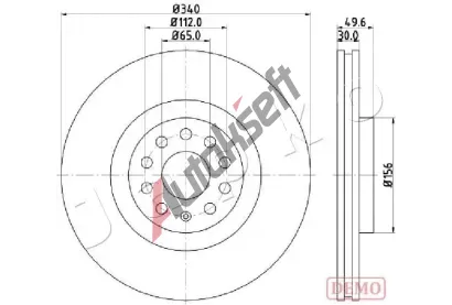 JAPKO Brzdový kotouč JPK 600907C, 600907C JAPKO Brzdový kotouč JPK 600907C, 600907C