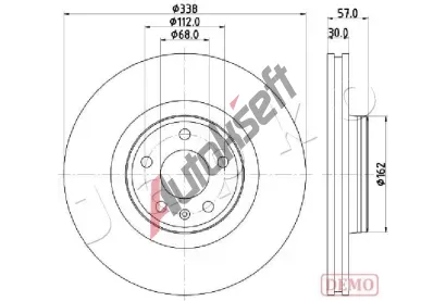 JAPKO Brzdov� kotou� JPK 600920C, 600920C