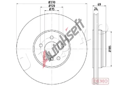 JAPKO Brzdov� kotou� JPK 610127C, 610127C