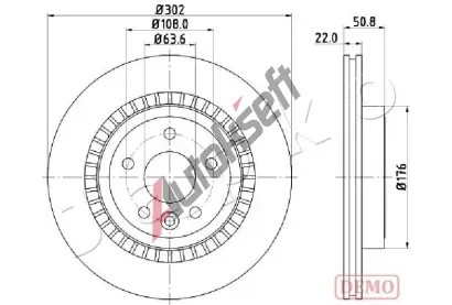 JAPKO Brzdov� kotou� JPK 610325C, 610325C