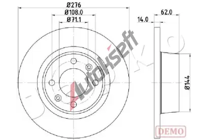 JAPKO Brzdov� kotou� JPK 610604C, 610604C