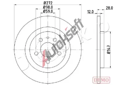 JAPKO Brzdov� kotou� JPK 610606C, 610606C