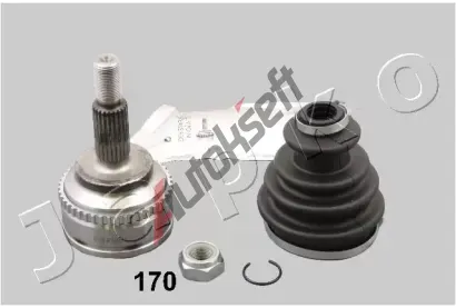 JAPKO Kloub hnacího hřídele, sada JPK 62170, 62170 JAPKO Kloub hnacího hřídele, sada JPK 62170, 62170