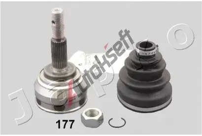 JAPKO Kloub hnacího hřídele, sada JPK 62177, 62177 JAPKO Kloub hnacího hřídele, sada JPK 62177, 62177