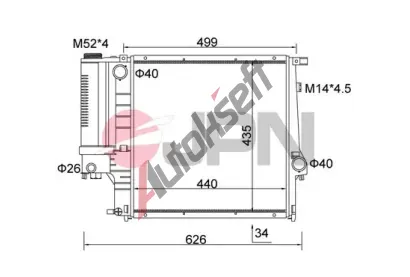 JPN Chladi� vody JPN 60C9006-JPN, 60C9006-JPN