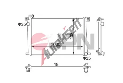 JPN Chladi� vody JPN 60C9010-JPN, 60C9010-JPN