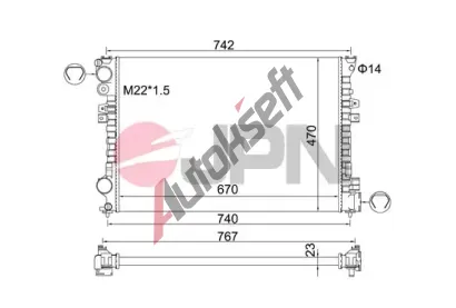 JPN Chladi� vody JPN 60C9011-JPN, 60C9011-JPN