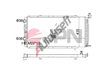 JPN Chladi� vody JPN 60C9012-JPN, 60C9012-JPN