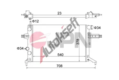 JPN Chladi� vody JPN 60C9032-JPN, 60C9032-JPN