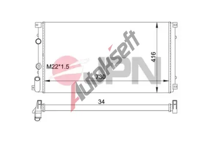 JPN Chladi� vody JPN 60C9033-JPN, 60C9033-JPN
