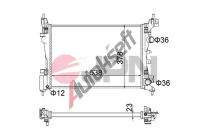 JPN Chladi� vody JPN 60C9037-JPN, 60C9037-JPN