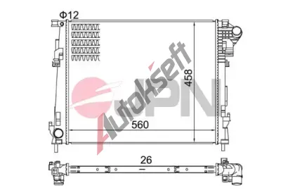 JPN Chladi� vody JPN 60C9039-JPN, 60C9039-JPN