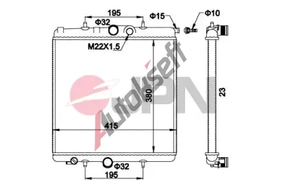 JPN Chladi� vody JPN 60C9040-JPN, 60C9040-JPN