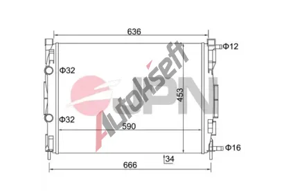 JPN Chladi� vody JPN 60C9044-JPN, 60C9044-JPN