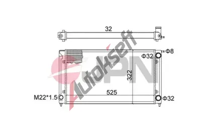 JPN Chladi� vody JPN 60C9053-JPN, 60C9053-JPN