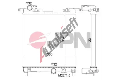 JPN Chladi� vody JPN 60C9067-JPN, 60C9067-JPN