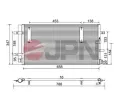 Kondenz�tor klimatizace&nbsp;JPN&nbsp;&dash;&nbsp;JPN 60C9077-JPN