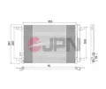 JPN Kondenz�tor klimatizace JPN 60C9079-JPN, 60C9079-JPN