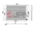 Kondenz�tor klimatizace&nbsp;JPN&nbsp;&dash;&nbsp;JPN 60C9083-JPN