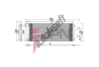 JPN Kondenz�tor klimatizace JPN 60C9094-JPN, 60C9094-JPN