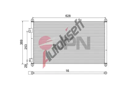 JPN Kondenz�tor klimatizace JPN 60C9100-JPN, 60C9100-JPN
