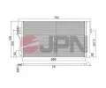 Kondenz�tor klimatizace&nbsp;JPN&nbsp;&dash;&nbsp;JPN 60C9104-JPN