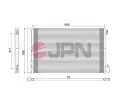 Kondenz�tor klimatizace&nbsp;JPN&nbsp;&dash;&nbsp;JPN 60C9120-JPN