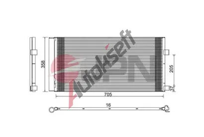 JPN Kondenzátor klimatizace JPN 60C9126-JPN, 60C9126-JPN JPN Kondenzátor klimatizace JPN 60C9126-JPN, 60C9126-JPN