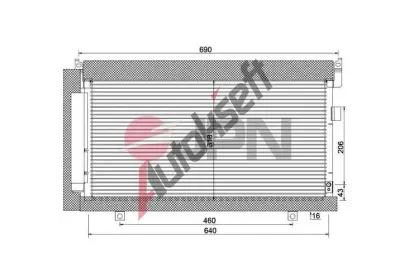 JPN Kondenzátor klimatizace JPN 60C9132-JPN, 60C9132-JPN JPN Kondenzátor klimatizace JPN 60C9132-JPN, 60C9132-JPN