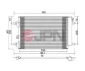 JPN Kondenz�tor klimatizace JPN 60C9138-JPN, 60C9138-JPN