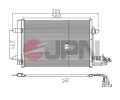 JPN Kondenz�tor klimatizace JPN 60C9139-JPN, 60C9139-JPN
