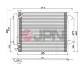 Kondenz�tor klimatizace&nbsp;JPN&nbsp;&dash;&nbsp;JPN 60C9141-JPN