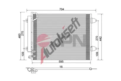 JPN Kondenz�tor klimatizace JPN 60C9141-JPN, 60C9141-JPN