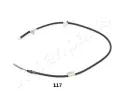 JAPANPARTS Tan lanko parkovac brzdy JPP BC-117, BC-117