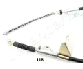 JAPANPARTS Tan lanko parkovac brzdy JPP BC-118, BC-118