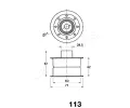 JAPANPARTS Napínač ozubeného řemenu JPP BE-113, BE-113