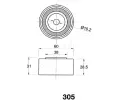 JAPANPARTS Napna ozubenho emenu JPP BE-305, BE-305