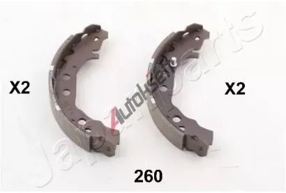 JAPANPARTS Sada brzdových čelistí JPP GF-260AF, GF-260AF JAPANPARTS Sada brzdových čelistí JPP GF-260AF, GF-260AF