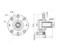 JAPANPARTS Nboj kola JPP KK-10018, KK-10018