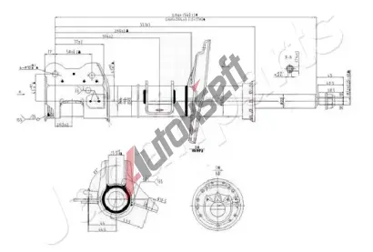JAPANPARTS Tlumi provn JPP MM-00158, MM-00158