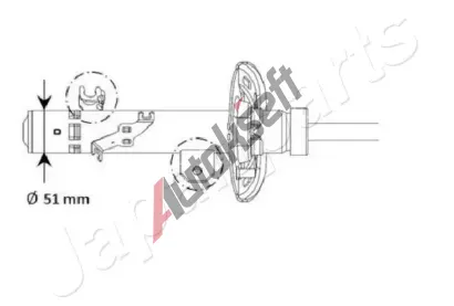 JAPANPARTS Tlumi provn JPP MM-01130, MM-01130