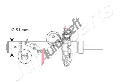 JAPANPARTS Tlumi provn JPP MM-01131, MM-01131
