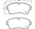 JAPANPARTS Sada brzdovch destiek JPP PA-L14AF, PA-L14AF