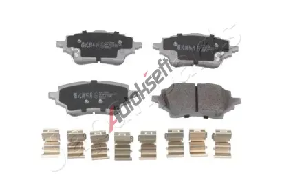 JAPANPARTS Sada brzdových destiček JPP PP-263AF, PP-263AF JAPANPARTS Sada brzdových destiček JPP PP-263AF, PP-263AF