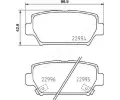 JAPANPARTS Sada brzdovch destiek JPP PP-516AF, PP-516AF