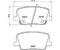 JAPANPARTS Sada brzdových destiček JPP PP-S03AF, PP-S03AF