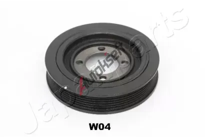 JAPANPARTS Řemenice klikového hřídele JPP PU-W04, PU-W04 JAPANPARTS Řemenice klikového hřídele JPP PU-W04, PU-W04